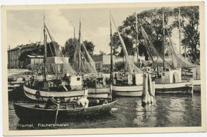 Memel, Stadt, Stadtkreis Memel Memel, Fischereihafen Memel, Hafenmotive