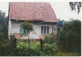 Metgethen, Ort und Bahnstation, Stadtkreis Königsberg Tannenweg Metgethen, Tannenweg 3, Haus Zachau Metgethen, Häuser früher und heute