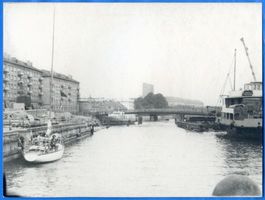 Memel, Stadt, Stadtkreis Memel Memel, Dange mit Börsenbrücke III Мемель, Данге с Биржевым мостом, III
