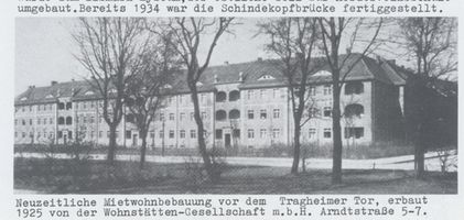 Königsberg (Pr.), Stadtkreis Königsberg Königsberg (Pr.), Neuzeitliche Mietwohnbebauung vor dem Tragheimer Tor 