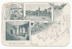 Königsberg (Pr.), Stadtkreis Königsberg Königsberg, Schloß, Schloß-Hotel (Fremdenzimmer) 