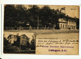Ludwigsort, Kreis Heiligenbeil Ludwigsort, Bahnhof, II 