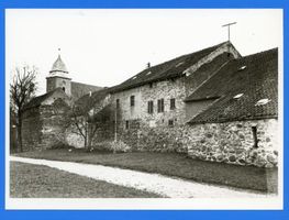 Hohenstein Kr. Osterode, Stadt, Kreis Osterode Hohenstein i. Ostpr., Kirche und Reste der alten Stadtbefestigung 