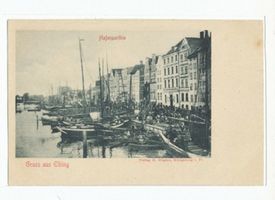 Elbing, Stadt, Stadtkreis Elbing Elbing, Hafenpartie 