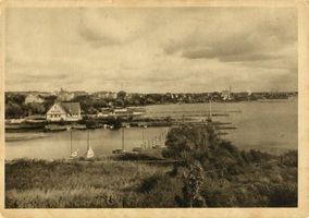 Lötzen, Stadt, Kreis Lötzen Lötzen, Blick auf die Stadt 