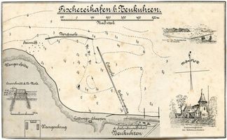 Neukuhren, Kreis Samland Neukuhren, Fischereihafen, Übersichtskarte 