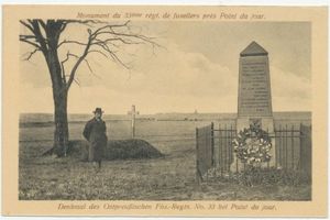  Denkmal des Ostpreußischen Füsilier-Regiments No. 33 bei Point du jour, vom August 1870 