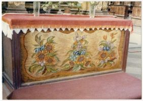 Frauenburg, Kreis Braunsberg Frauenburg, Dom?, Altartisch mit Antependium Frauenburg, Dom