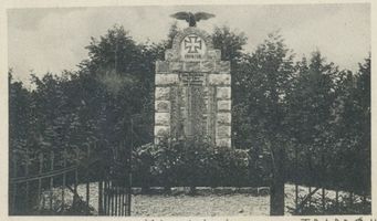 Trappen, Ort, Kreis Tilsit-Ragnit Trappen, Kriegerdenkmal 