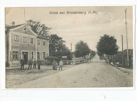 Brandenburg (Frisches Haff), Kreis Heiligenbeil Brandenburg, Geschäft Mietau 