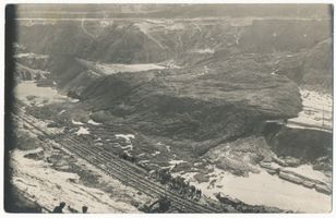 Palmnicken, Kreis Samland Palmnicken, Bernsteinwerk, Tagebau, Erdrutsch Пальмникен, янтарный завод, карьер, оползень