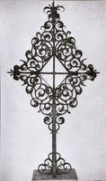 Königsberg (Pr.), Stadtkreis Königsberg Königsberg (Pr.), Schmiedeeisernes Grabkreuz Кёнигсберг, кованый намогильный крест