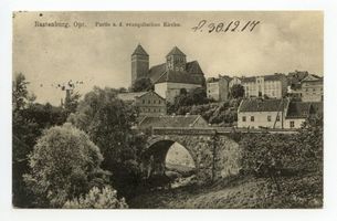 Rastenburg, Stadt, Kreis Rastenburg Rastenburg, Partie an der evangelischen Ordenskirche St. Georg II 
