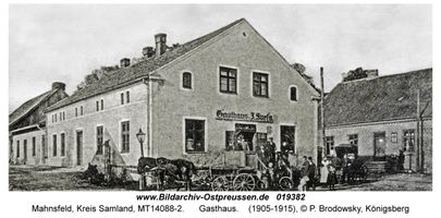 Mahnsfeld, Kreis Samland 