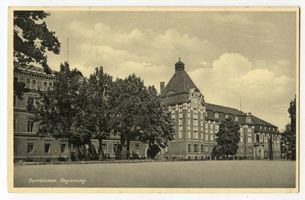 Gumbinnen, Stadt, Kreis Gumbinnen Königsplatz Gumbinnen, Regierung III Гумбиннен, правительство, III