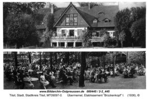 Tilsit, Stadt, Stadtkreis Tilsit Milchbuder Straße  Tilsit, Etablissement  Brückenkopf 