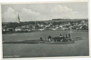 Nikolaiken Kr. Sensburg, Kreis Sensburg Nikolaiken Kr. Sensburg, Ortsansicht I 