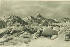  Kurisches Haff, Eisberge auf dem Haff 