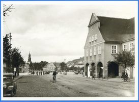 Ebenrode, Stadt, Kreis Ebenrode Ebenrode, Adolf-Hitler-Platz V Эбенроде, площадь Адольфа Гитлера, V