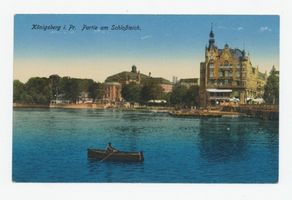 Königsberg (Pr.), Stadtkreis Königsberg Königsberg , Partie am Schloßteich Königsberg, Schloßteich