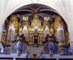 Königsberg (Pr.), Stadtkreis Königsberg Königsberg (Калининград), Dom - Schuke-Hauptorgel auf der Empore 
