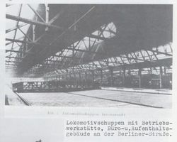 Königsberg (Pr.), Stadtkreis Königsberg Berliner Straße Königsberg, Berliner Straße, Reichsbahnausbesserungswerk Königsberg Кёнигсберг, Берлинерштрассе, ремонтный завод Имперской железной дороги в Кёнигсберге