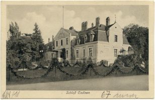 Cadinen, Kreis Elbing Cadinen, Schloß, Vorderansicht VI Cadinen, Schloß