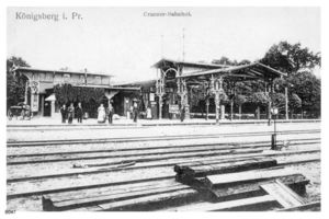 Königsberg (Pr.), Stadtkreis Königsberg Friedrichsburger Straße (fr. Bahnhofstraße)