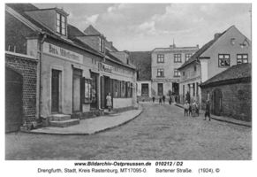 Drengfurth, Stadt, Kreis Rastenburg Bartener Straße