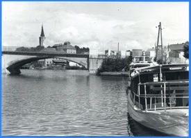Nikolaiken Kr. Sensburg, Kreis Sensburg Nikolaiken Kr. Sensburg, Stadtbrücke Николайкен, р-н Зенсбург, городской мост