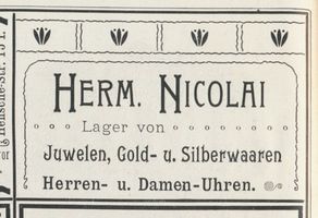 Königsberg (Pr.), Stadtkreis Königsberg Königsberg (Pr.), Juwelen, Gold- und Silberwaren, Herm. Nicolai Кёнигсберг (Пр.), драгоценности, золотые и серебряные изделия, Херм. Николай