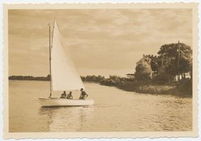Lyck, Stadt, Kreis Lyck Lyck, Segler auf dem Lycksee 