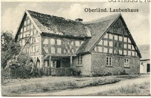 Schmauch, Kreis Preußisch Holland Schmauch, Oberländisches Laubenhaus 