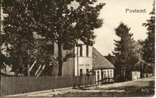 Wehrkirchen, Ort, Kreis Goldap Szittkehmen, Postamt Зитткемен, почтамт