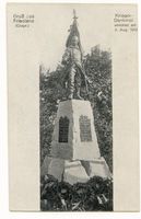 Friedland (Ostpr.), Kreis Bartenstein Friedland (Ostpr.), Kriegerdenkmal, errichtet am 3. August 1913 