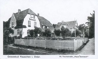 Rauschen Kr. Samland, Kreis Samland Rauschen Kr. Samland,  Haus Sonneck , Eisenbahnererholungsheim III Раушен, район Самбия, «дом Зоннек», дом отдыха железнодорожников III