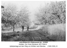 Arklitten, Gut, Kreis Gerdauen 