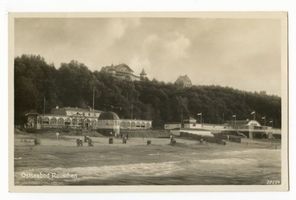 Rauschen Kr. Samland, Kreis Samland Rauschen Kr. Samland, Strand mit Strandhalle II 