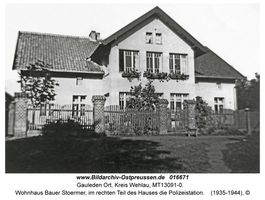 Gauleden Ort, Kreis Wehlau 