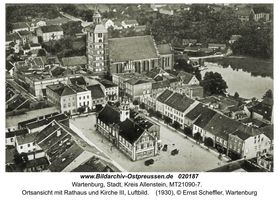 Wartenburg Kr. Allenstein, Stadt, Kreis Allenstein  