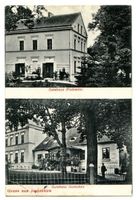Friedeck, Kreis Angerapp Jautecken, Gutshaus Parkseite, Gutshaus Seitansicht 