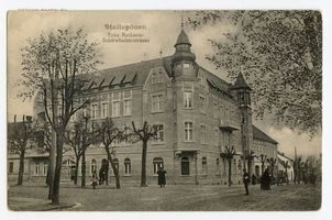 Ebenrode, Stadt, Kreis Ebenrode Ebenrode fr. Stallupönen, Ecke Rathaus-Schirwindterstraße II Эбенроде, быв. Шталлупёнен, угол Ратхауштрассе и Ширвиндтской улицы, II