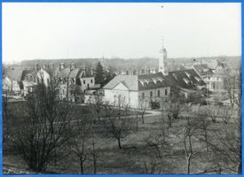 Cadinen, Kreis Elbing Cadinen, Blick auf das Gutsgelände Кадинен, вид на территорию имения