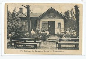 Cranz Kr. Samland, Ort, Kreis Samland Cranz, Klein Thüringen bei Ostseebad Cranz, Jägerschenke I Кранц, Кляйн-Тюринген у морского курорта Кранц, «Егерский кабак» I