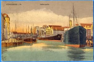 Königsberg (Pr.), Stadtkreis Königsberg Königsberg (Pr.), Hafenpartie X Königsberg, Pregel
