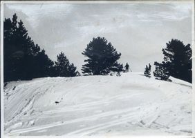  Memelgebiet, Wintersport bei Försterei und Kuckelbrod 