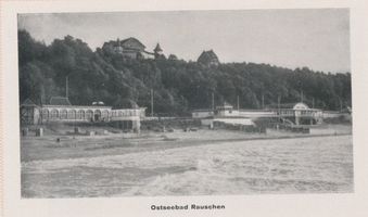 Rauschen Kr. Samland, Kreis Samland Rauschen Kr. Samland, Strandhalle und Genesungsheim Раушен, район Самбия, пляжный павильон и дом выздоравливающих