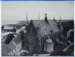 Frauenburg, Kreis Braunsberg Frauenburg, Blick auf den Dom, die Stadt und das Haff Фрауэнбург, вид на собор, город и залив