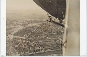 Königsberg (Pr.), Stadtkreis Königsberg Königsberg, Luftbild vom Luftschiff  Graf Zeppelin  auf den Stadtteil Kosse Königsberg, Stadtteil Kosse