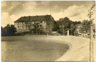 Insterburg, Stadt, Stadtkreis Insterburg Insterburg, Schlossteich mit Schloss VII Insterburg, Schloßteich, Gawehnscher Teich und Umgebung